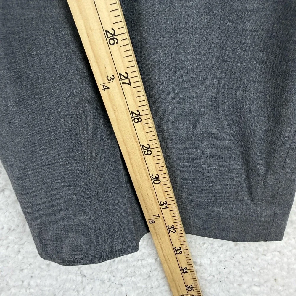 Brooks Brothers 346 Dress Pants Mens 38x32 Gray Classic Fit Wool Office Wear